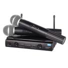 Microfone Sem Fio Duplo VHF Profissional Dinâmico Onistek ON-MC806