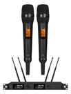 Microfone Sem Fio Dylan D 8500s Mao Duplo Rack True Diversi Cor Preto