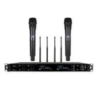 Microfone Sem Fio Dylan QS-10/M2 Duplo Preto Microfone Sem Fio Dylan QS-10/M2 Duplo Preto