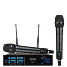 Microfone Sem Fio Dylan QS-5 UHF 2 Bastões