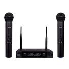 Microfone Sem Fio Dylan UDX-02 MULTI Duplo UHF Preto