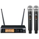 Microfone sem fio harmonics hsf-200 duplo Microfone sem fio harmonics hsf-200 duplo