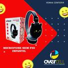 Microfone sem fio infantil