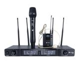 Microfone sem fio kadosh k 622c duplo mao/headset