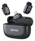 Microfone Sem Fio Mini Usb C Lapela Preto