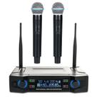 Microfone Sem Fio Profissional 2 Canais UHF Igreja Palestra