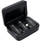 Microfone Sem Fio Quanta QTMDM20 - USB Tipo C - para Celular - Preto - Caixa Dan Microfone Sem Fio Quanta QTMDM20 - USB Tipo C - para Celular - Preto - Caixa Dan