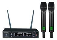 Microfone Sem Fio Sk-pro900 Uhf Duplo Mão 200 Canais Skypix Microfone Sem Fio Sk-pro900 Uhf Duplo Mão 200 Canais Skypix
