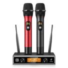 Microfone Sem Fio TONOR TW820 - Profissional (Preto e Vermelho)