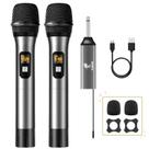 Microfone Sem Fio TONOR UHF Dual - Dinâmico e Metálico