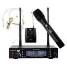 Microfone Sem Fio TSI BR-7000-CLI UHF - 300 Canais (Mão / Headset)