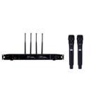 Microfone Sem Fio UHF Duplo Dylan QS-10/M2