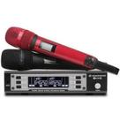 Microfone Sennheiser Duplo Profissional Ew 135 G4 Cor PRETO E VERMELHO