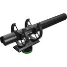 Microfone Shotgun Mackie EM-98MS com saída USB e bateria