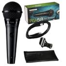 Microfone Shure PGA58-LC Mão Dinâmico c/ Bag Cachimbo Cabo