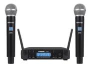 Microfone Shure Sem Fio Duplo Glxd4 Beta 58A Novo Microfone Shure Sem Fio Duplo Glxd4 Beta 58A Novo