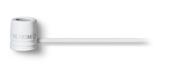 Microfone Shure WL183M Omnidirecional Lavalier Branco