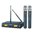 Microfone staner srw48 duplo sem fio uhf