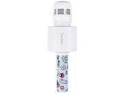 Microfone Teen Bluetooth 5.0 Mk300 Branco Recarregável