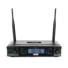 Microfone UHF Duplo MULTI-FREQUENCIA 2X300 Canais Transmisso Digital Microfone UHF Duplo MULTI-FREQUENCIA 2X300 Canais Transmisso Digital