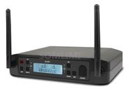 Microfone Uhf Sem Fio Duplo Mão Profissional Igreja Palco Preto
