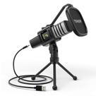 Microfone USB Condensador Cardioide TONOR TC30 com Acessórios