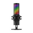 Microfone USB HyperX QuadCast 2 S com iluminação RGB preta