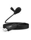 Microfone USB Lavalier MillSo Omnidirecional Plug & Play de 2 m Microfone USB Lavalier MillSo Omnidirecional Plug & Play de 2 m