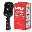 Microfone vocal Pyle Classic Retro Dynamic Black