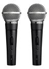 Microfone vocal Shure SM58S Professional com botão liga/desliga (pacote com 2)