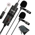 Microfone Vokal Lapela Duplo Slm20 Profissional