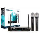 Microfone Vokal VWS20 PLUS - DUPLO VHF