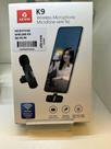 Microfone Wiresless k9 sem fio