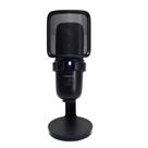 Microfone XP 500 Polyvox Podcast USB Estúdio Gravação Profissional Preto