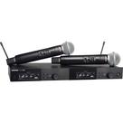 Microfones Sem Fio Duplo de Mao SLXD-24DBR/B58 L55 - Shure