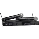 Microfones Sem Fio Duplo de Mao SLXD-24DBR/SM58 L55 - Shure