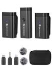 Microfones sem fio Lavalier Sevenoak SKM-W1 Pro para iPhone/Android/Câmera