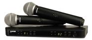 Microfones Shure BLX BLX288 PG58 Dinamico Cardioide cor preto Microfones Shure BLX BLX288 PG58 Dinamico Cardioide cor preto