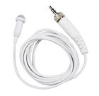 Micrófono Lavalier Tascam TM-10LWH Blanco con Cable de 160 cm