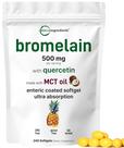 Microingredientes de bromelaína 500 mg com quercetina 240 cápsulas gelatinosas Microingredientes de bromelaína 500 mg com quercetina 240 cápsulas gelatinosas