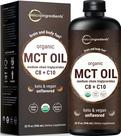Microingredientes orgânicos de óleo MCT 946 ml de coco 100% virgem