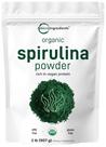 Microingredientes orgânicos em pó de espirulina 907g de proteína vegana