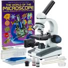 Microscópio AmScope M150C-SP14-WM 40X-1000X com Kit de Lâminas