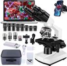 Microscópio binocular Wohrsh WF10x e WF25x 40X-2000X USB