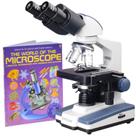 Microscópio composto Amscope B120C-WM 40X-2500X Ampliação Microscópio composto Amscope B120C-WM 40X-2500X Ampliação