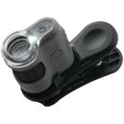 Microscópio de bolso Carson MicroMini 20x LED com clipe para smartphone