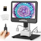 Microscópio digital Andonstar AD207S-10 HDMI com tela de 10,1 polegadas