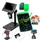 Microscópio Digital Display LCD Zoom 1000X Microscópio Digital Display LCD Zoom 1000X