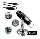 Microscópio Digital Profissional USB 1600x 2.0 Mp Zoom