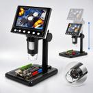 Microscópio Digital USB 1000x Tela LCD 4,3 Pol Lupa Eletrônica Para Celular Placa Solda Manutenção